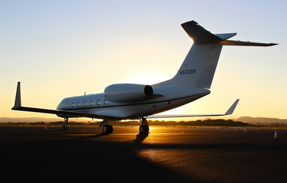 Aircraft in flight